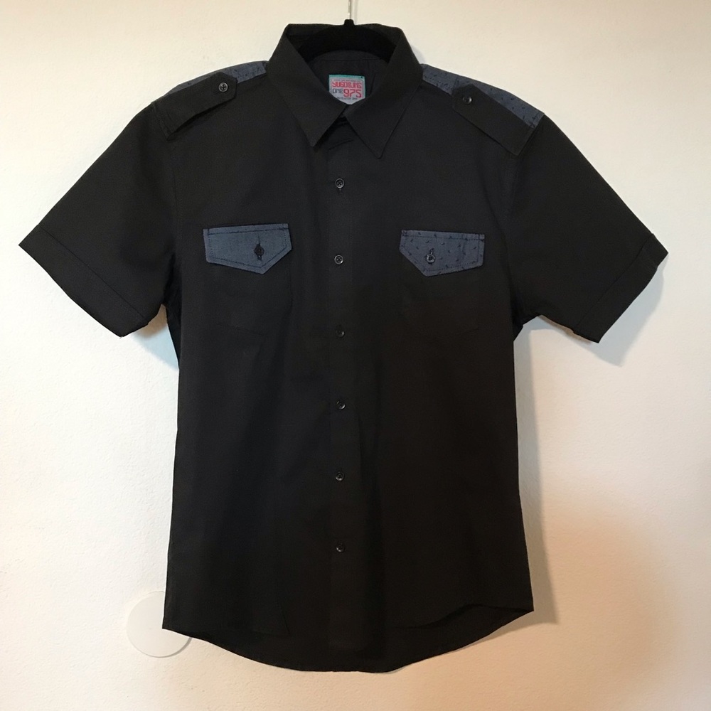 Men's Button Down Short Sleeve Shirt